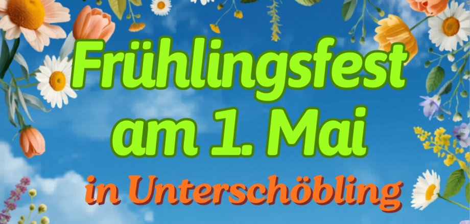 Frühlingsfest Poster with Pastel Floral Design - 1