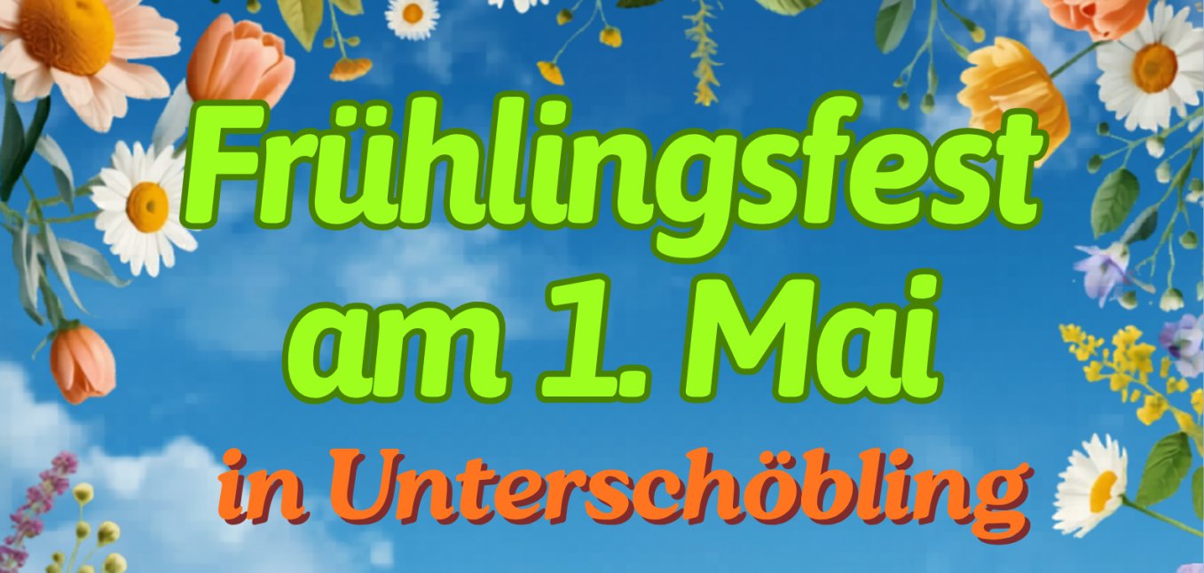 Frühlingsfest Poster with Pastel Floral Design - 1