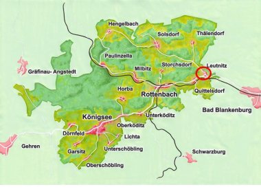 Karte Leutnitz