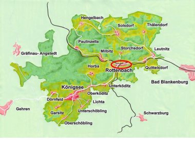 Karte Rottenbach