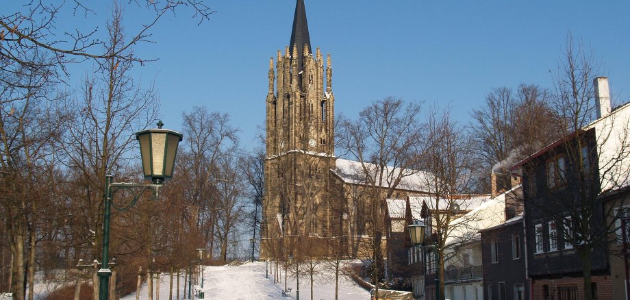 Stadtkirche im Winter