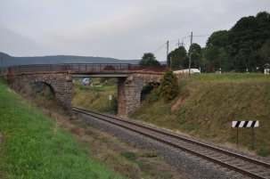 Brücke über die Bahnstrecke