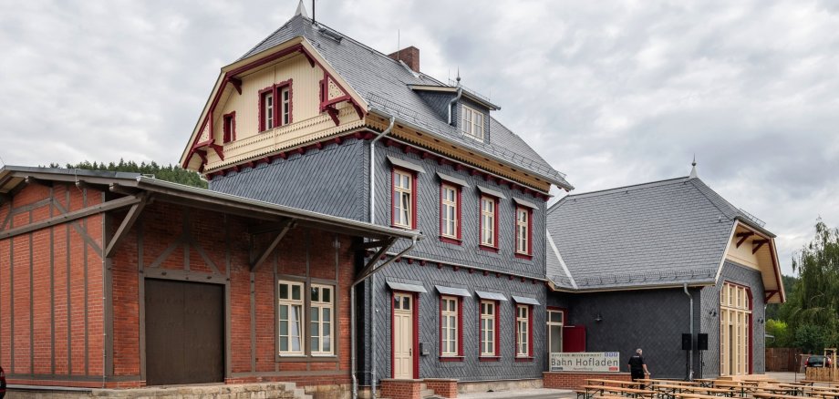 05.07.2019 Königsee-Rottenbach: Eröffnung des IBA-Projekt Bahnhof Rottenbach der Internationalen Bauausstellung Thüringen IBA. Foto: Thomas Müller